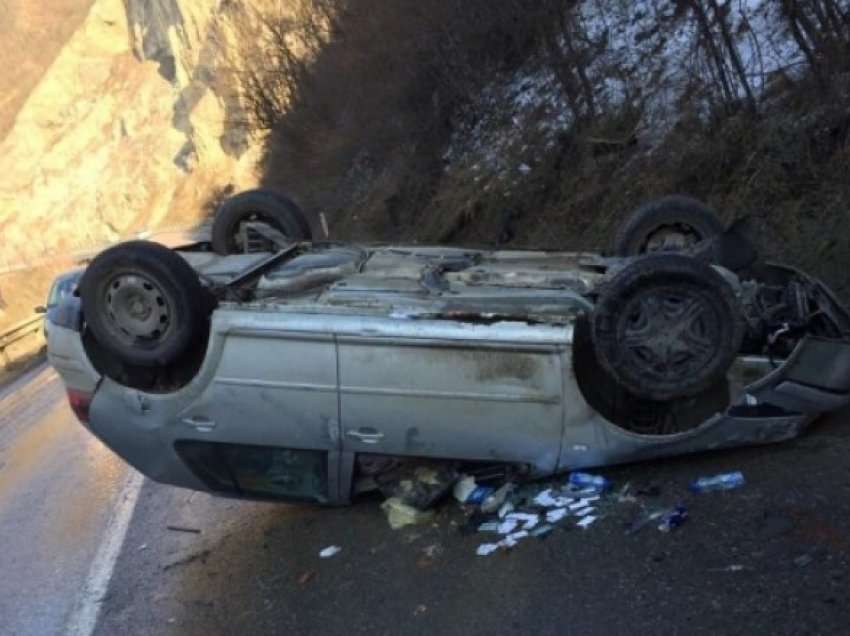 Vetë-aksident në Malishevë lëndohet një person