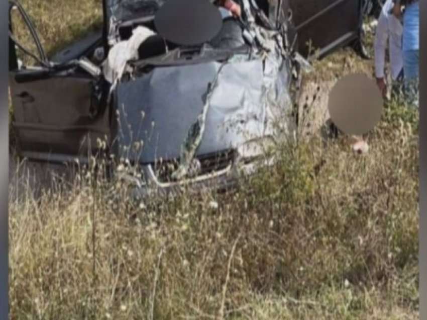 Pamje nga aksidenti tragjik në autostradën “Ibrahim Rugova”, ku vdiq një person 
