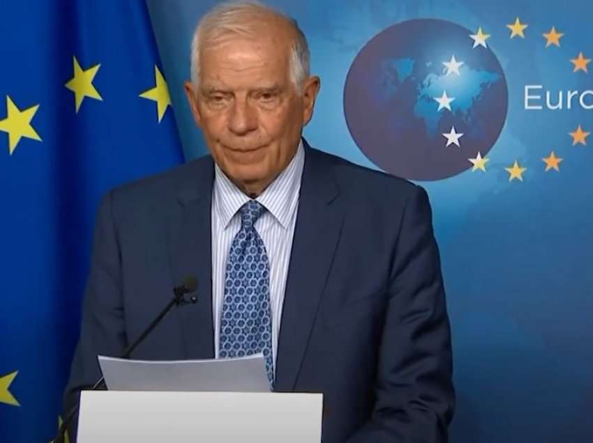 Pamje nga konferenca per media e Borrell
