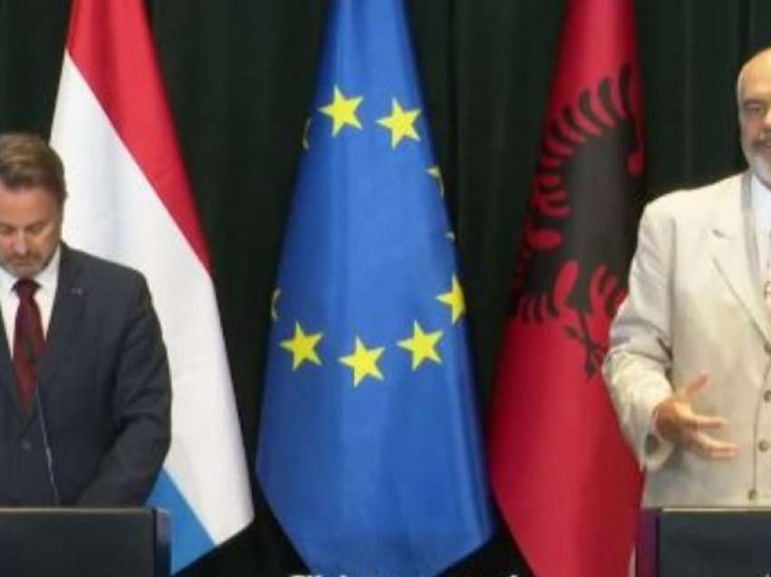 Rama falenderon kryeministrin e Luksemburgut: Mbështetës i zëshëm për rrugën evropiane të Shqipërisë