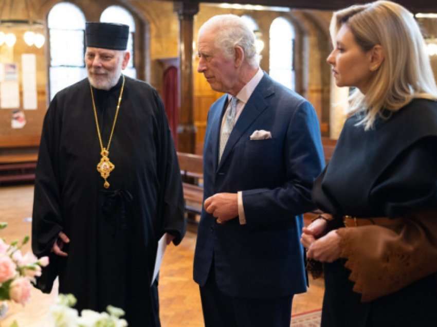 Zonja e Parë e Ukrainës takohet me Mbretin Charles III në Londër