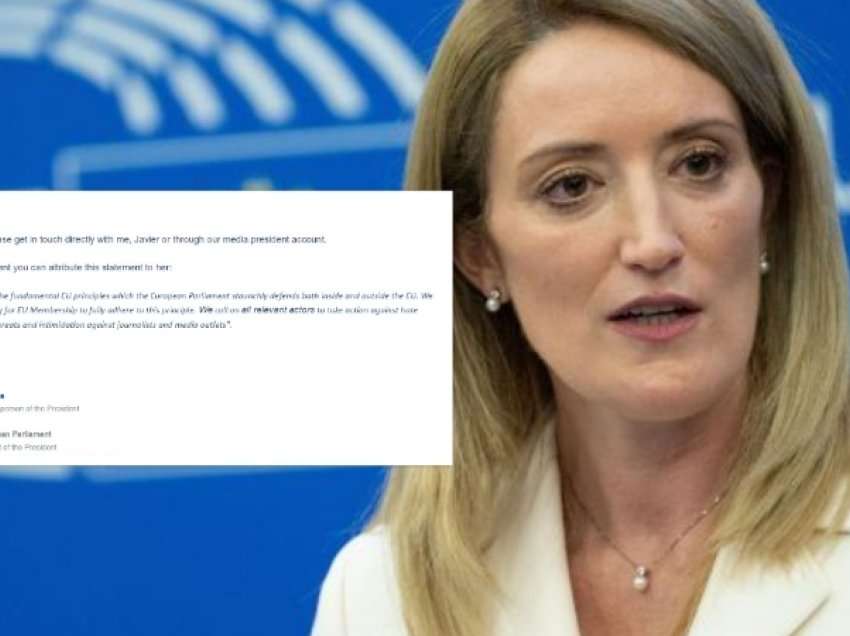 Sulmi në “Prestige Resort”/ Reagon presidentja e Parlamentit Europian: Liria e shtypit, një nga principet bazë të BE! 