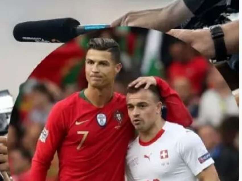 Pasi e çoi Serbinë në shtëpi, Xherdan Shaqiri i del në mbrojtje Ronaldos: Mos guxoni ta shkruani