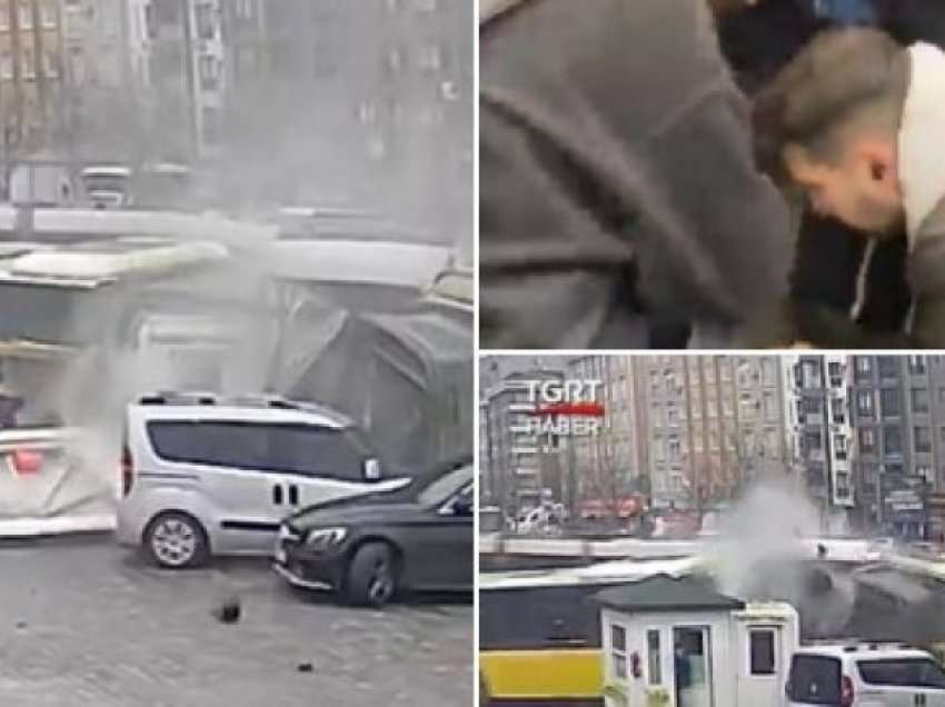 Disa të lënduar pas një aksidenti ndërmjet një autobusi dhe një tramvaji në Stamboll të Turqisë – kamerat kapin momentin e përplasjes