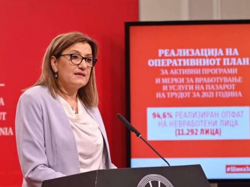 Ministrja Trençevska paralajmëron rritje të pagës minimale në Maqedoni