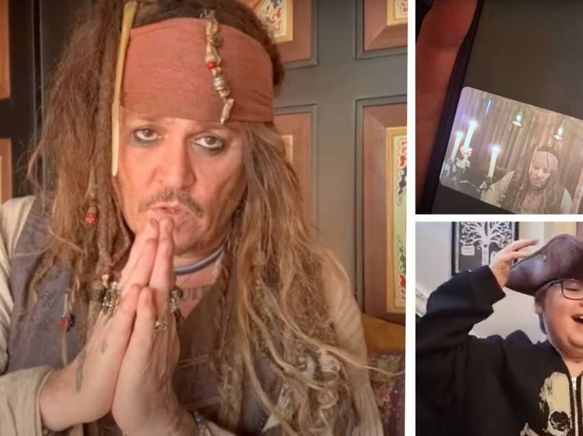 Johnny Depp prek me gjestin e tij, përmbush dëshirën e 11-vjeçarit të sëmurë