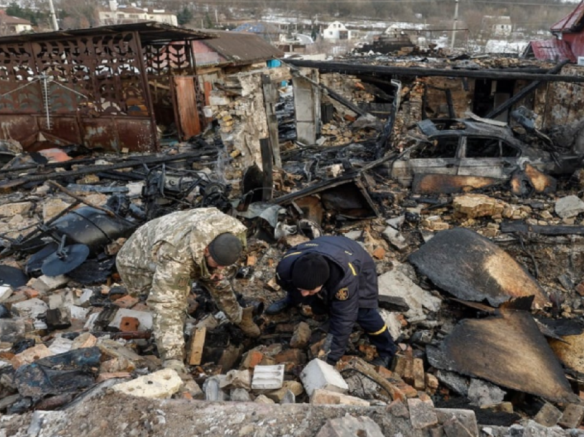 Banesa të shkatërruara, pasojat e sulmit me dron në rajonin e Kievit