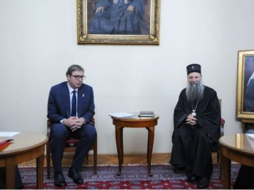 Vuçiq dhe Patriarku Porfirije nisin takimin, një ditë pasi atij iu ndalua hyrja në Kosovë