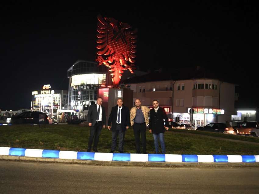 Komuna e Podujevës vendosë anësore ndriçuese te “Rrethi i Shqiponjës”, donacion nga Jordania 