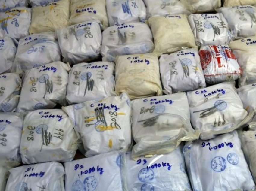 Një sasi rekord kokaine është sekuestruar në Francë