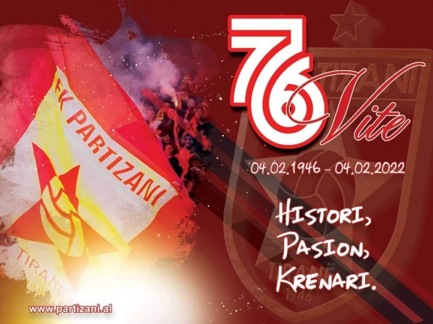 Partizani feston sot 76-vjetorin e krijimit