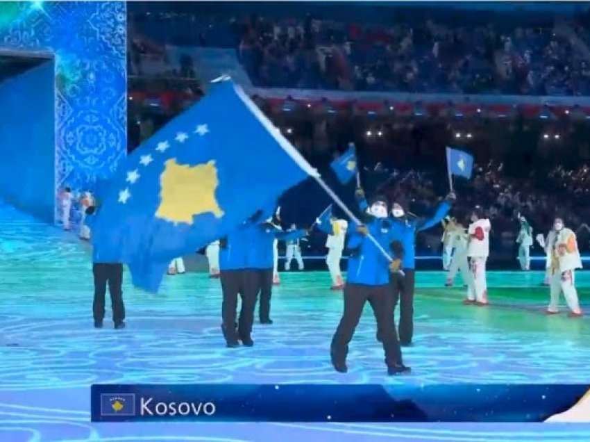 Lojërat Olimpike Dimërore Pekin 2022/Flamuri i Kosovës valon në Pekin të Kinës