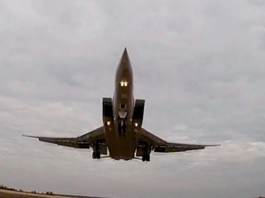 Avionë bombardues rusë, mision në hapësirën ajrore bjelloruse