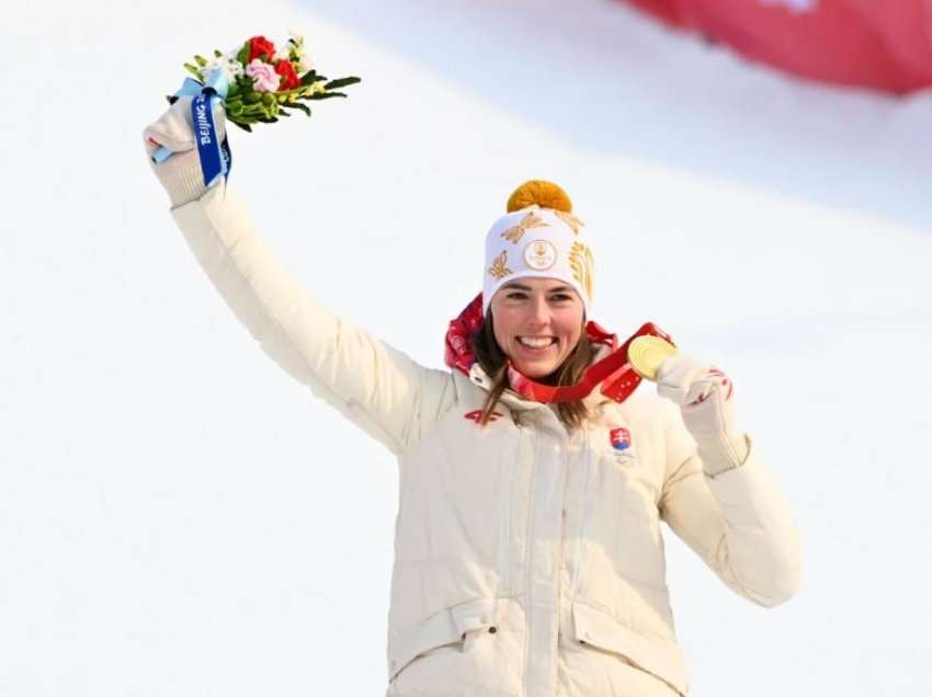 Petra Vlhova fiton medaljen e artë: Kam shumë emocione!