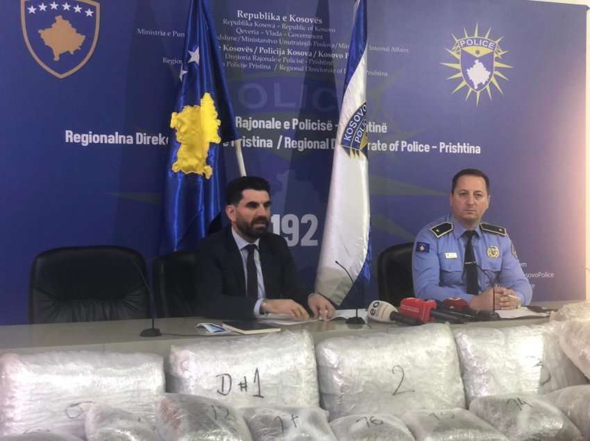 Goditet rrjeti i drogës në Kosovë, Policia konfiskon 91 kilogramë marihuanë, një i arrestuar, 3 në kërkim