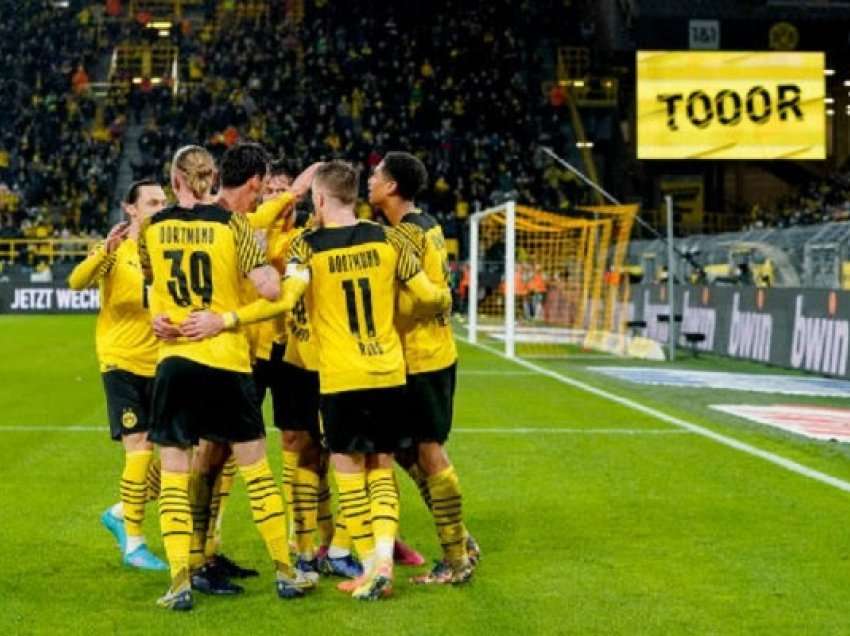​Dortmundi nuk i ndahet Bayernit, e gjunjëzon Gladbahun