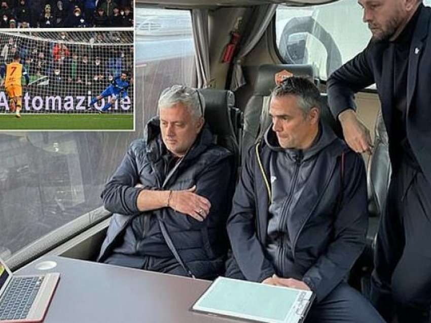 Jose Mourinho e shikoi Romën nga “burgu” i skuadrës – me Abrahamin që u dha fund vuajtjeve të Giallorosëve
