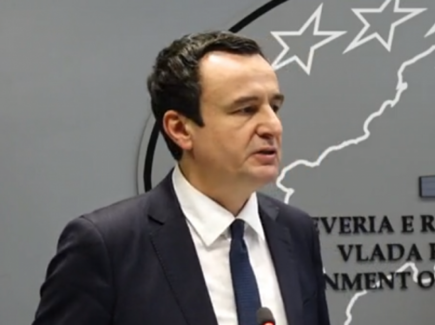 Kurti deklarohet për “pagat e dyfishta” të zyrtarëve të Listës Serbe