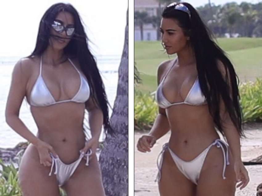 Kim Kardashian nuk ndalet, vazhdon të marrë vëmendjen me pozat provokuese në plazh