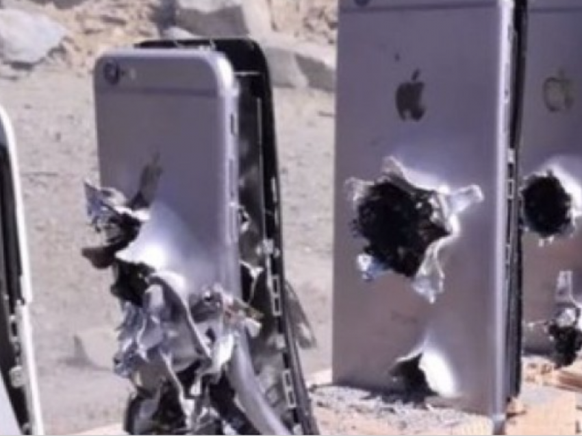 Nuk do ta besoni, sa iPhone duhen për të ndalur një plumb?