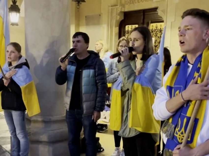 Misioni i studentëve ukrainas për luftën  