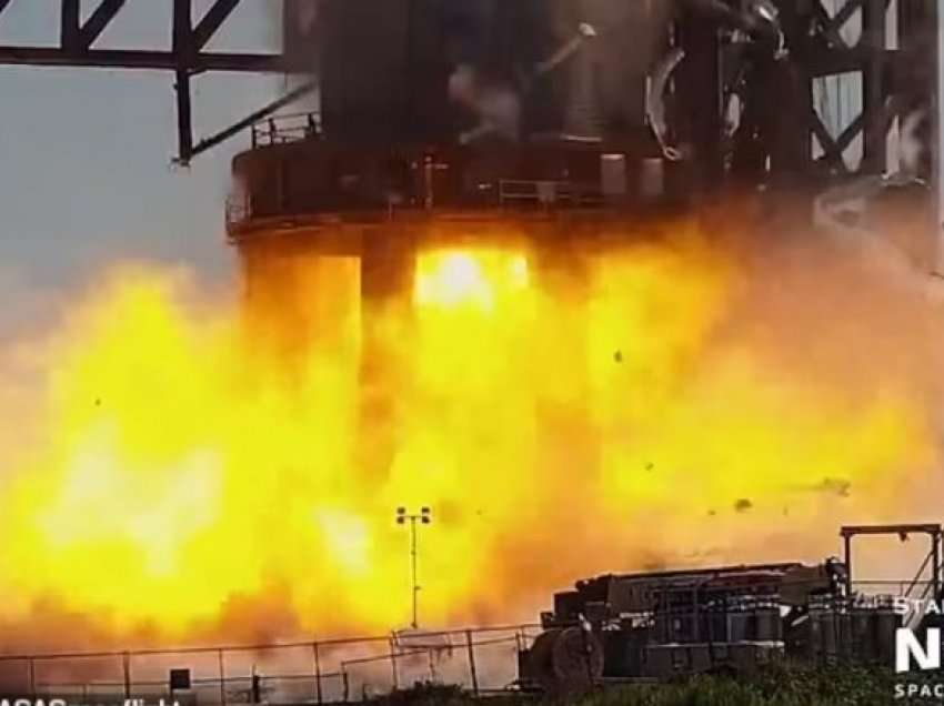 Pamjet/ Raketa Super Heavy e Space X, shpërthen akoma pa filluar mirë testimi i saj