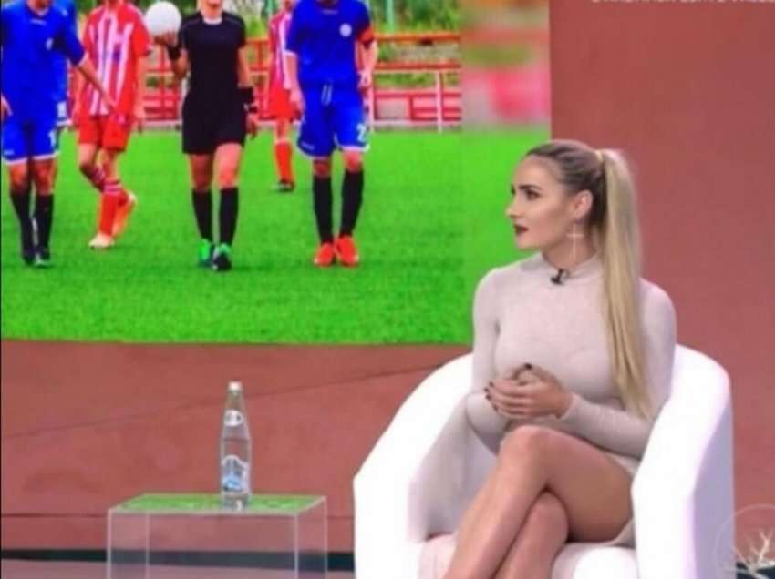 Media serbe për shqiptaren: Futbollistët nuk ndihen mirë kur shohin në fushë këtë bukuroshe