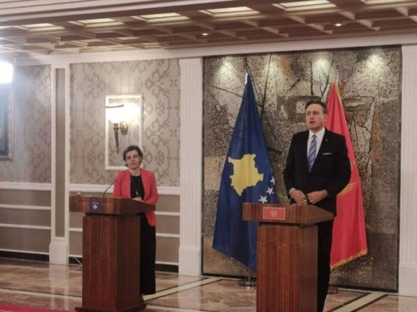 Ministrja Gërvalla: Kosova dhe Mali i Zi kanë marrëdhënie jashtëzakonisht të mira