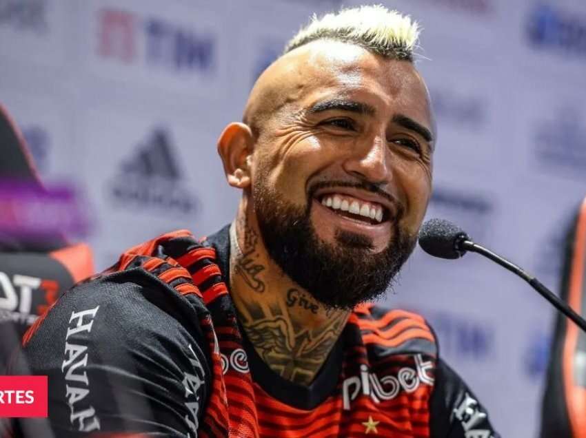 Vidal prezantohet te Flamengo