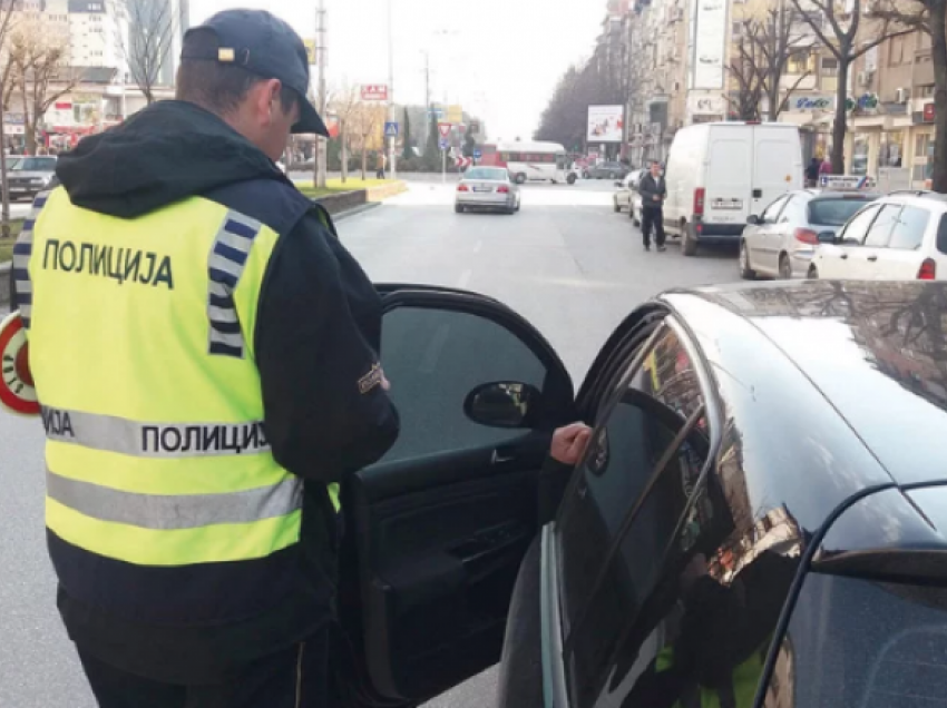 Gjobiten 165 vozitës në Shkup, 60 për tejkalim të shpejtësisë