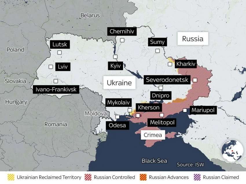 Lufta në Ukrainë: Volodymyr Zelenskyy godet 