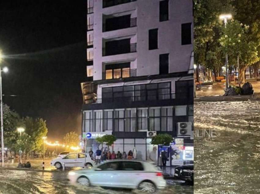 Kjo është gjendja e rrugëve në qytetin e Podujevës, pas shiut të rrëmbyeshëm