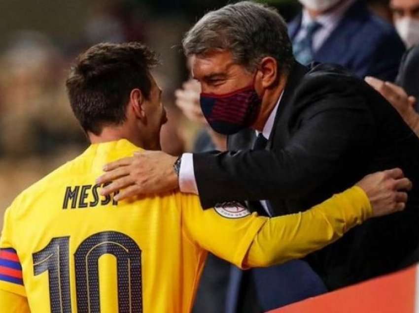 Laporta: Ndihem borxhli ndaj Messit, dua që ai ta mbyll karrierën te Barcelona