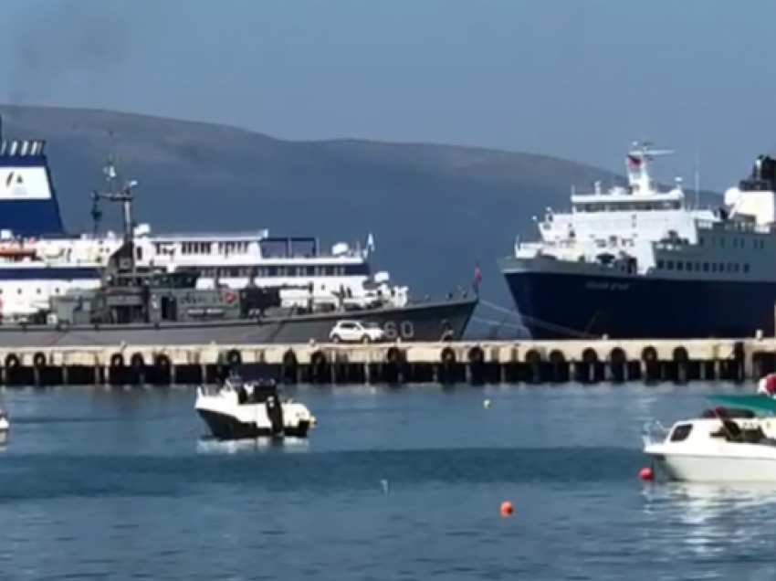 Anije të NATO-s zbarkojnë në portin e Vlorës, dalin pamjet