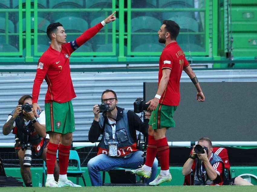 Shaqiri e Xhaka me Zvicrën pësuan debakël në Lisbonë, Ronaldo i pamëshirshëm