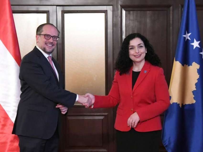 Osmani kërkoi nga Schallenberg mbështetje për anëtarësimin e Kosovës në Këshillin e Evropës