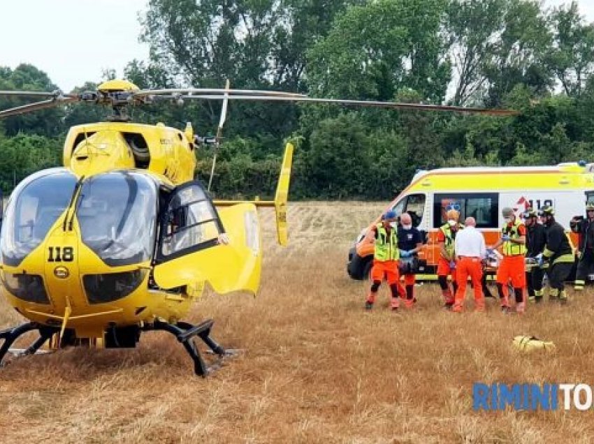 Shqiptari në Itali përplaset me pemën, dërgohet në spital me helikopter