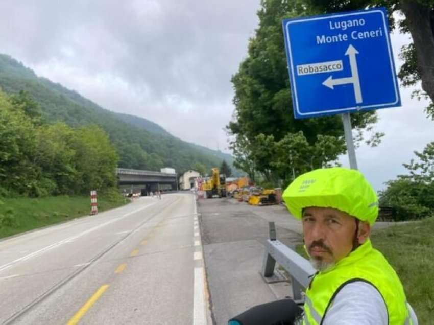 Rrëfimi i shqiptarit që udhëtoi nga Zvicra me bicikletë drejt vendlindjes: Nuk kam asnjëri që më pret