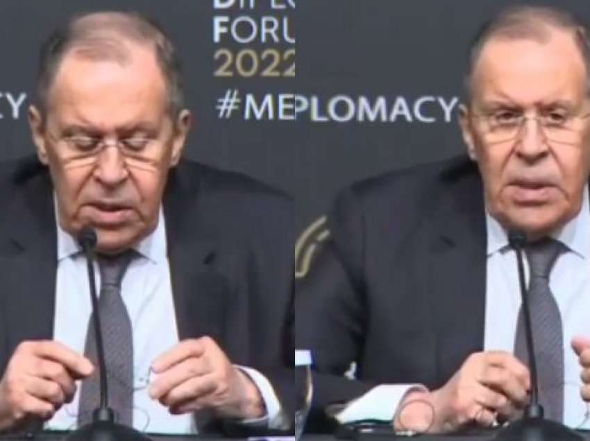 Lavrov duket nervoz pas takimit me Kuleban, shihni këtë video
