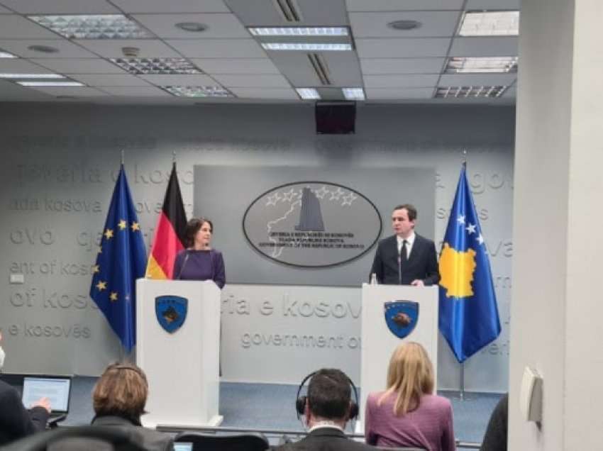 Ministrja e Jashtme gjermane flet për dialogun dhe përcjell mesazhin për liberalizimin e vizave