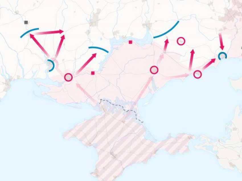 Harta/ Beteja për pushtimin e Kievit, cilat zona kontrollohen nga forcat ruse
