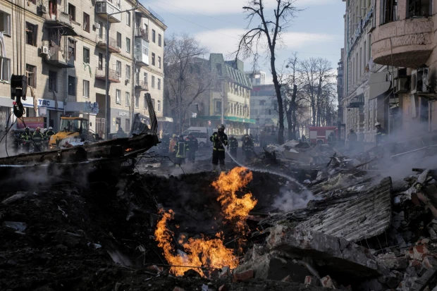 Katër të plagosur nga sulmet ruse në kryeqytetin e Ukrainës
