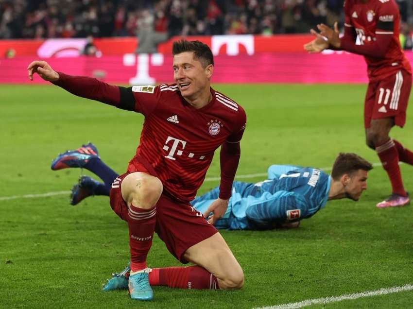 Bayerni demolon Union Berlinin, Lewandowski në krye të listës me 31 gola  
