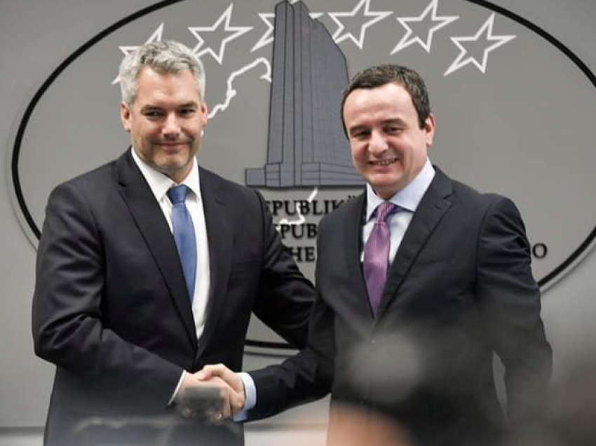 Kurti dhe Kancelari austriak folën për anëtarësimin e Kosovës në Këshillin e Evropës