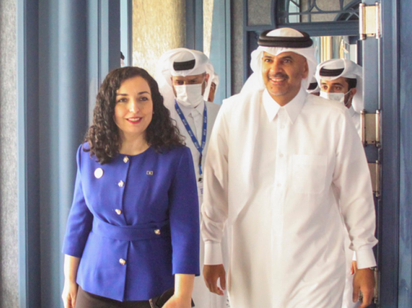 Osmani takohet me kryeministrin e Katarit, diskutuan për marrëdhëniet mes dy vendeve