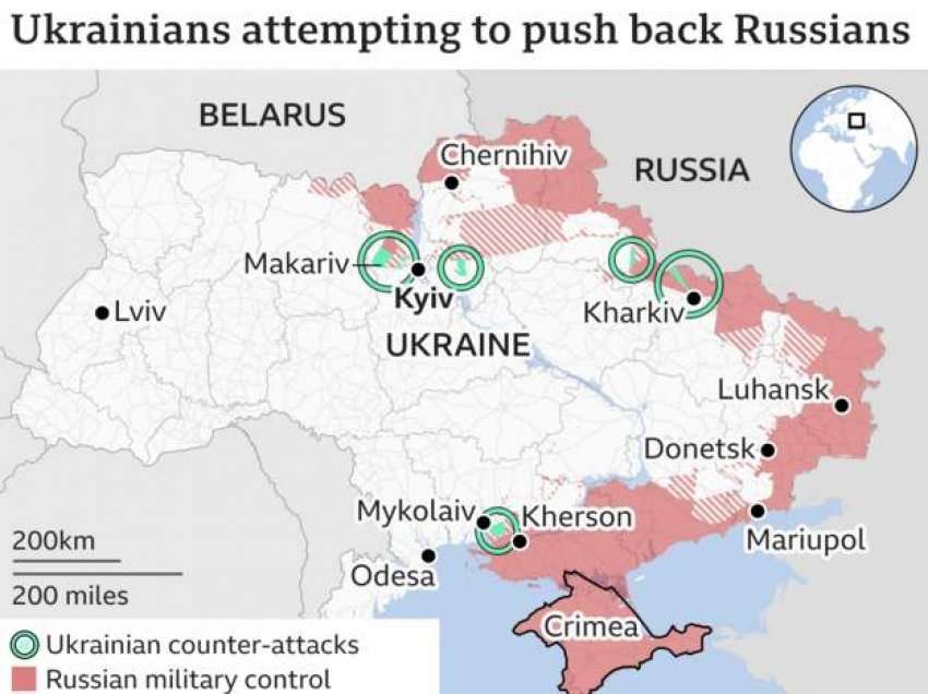 Ukraina: Rusët përgatiten për të rifilluar operacionet sulmuese