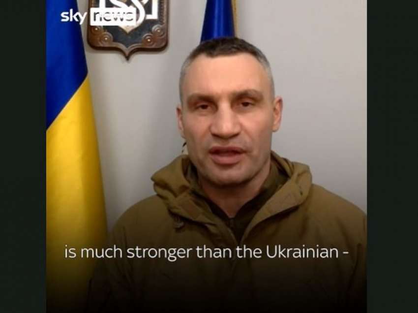 Klitschko: Lufta shkatërroi jetën normale, popullsia e Kievit ka rënë në mënyrë dramatike