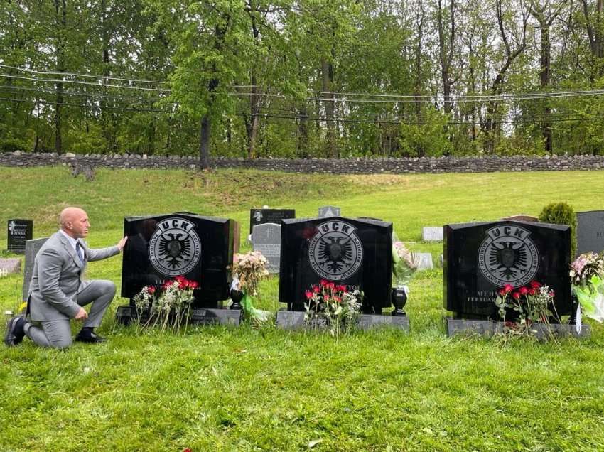 Haradinaj, homazhe te varret e vëllezërve Bytyqi në Nju Jork