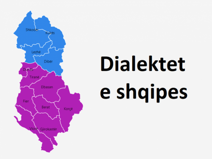 Dialektet dhe nëndialektet e shqipes