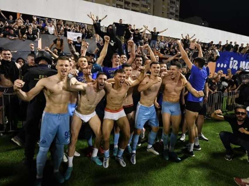 Festë e çmendur nga Dinamo pas shpalljes kampion në Kroaci
